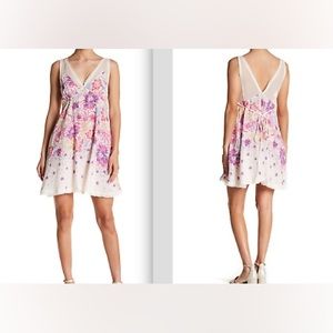 Free People Longwood Printed Slip Dress NWT